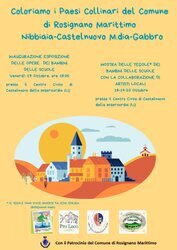 locandina di "coloriamo i nostri paesi"